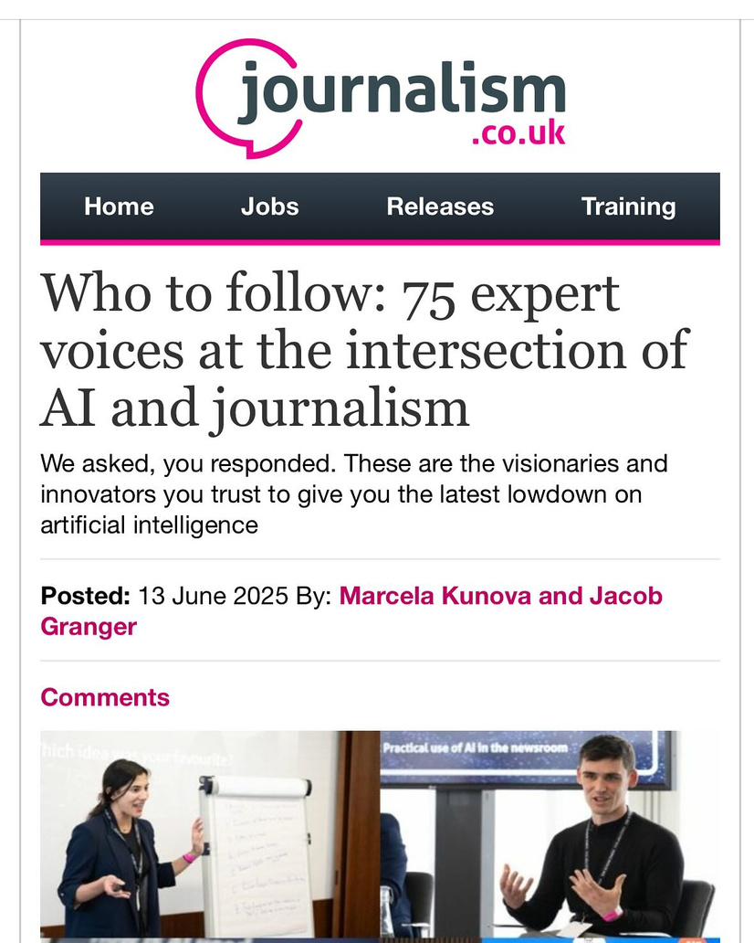 AI & journalism expert